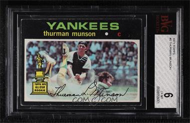 1971 Topps - [Base] #5 - Thurman Munson [BVG 6 EX‑MT]