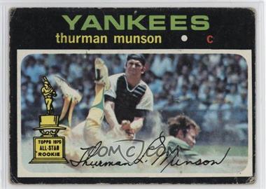 1971 Topps - [Base] #5 - Thurman Munson [Poor to Fair]