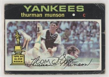 1971 Topps - [Base] #5 - Thurman Munson [COMC RCR Poor]