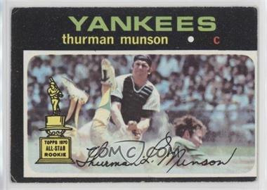 1971 Topps - [Base] #5 - Thurman Munson [Good to VG‑EX]