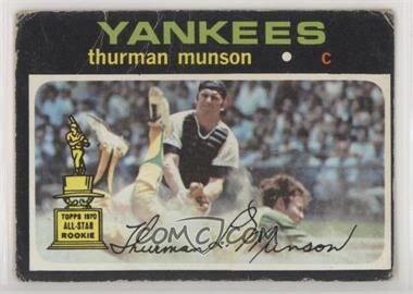 1971 Topps - [Base] #5 - Thurman Munson [Poor to Fair]