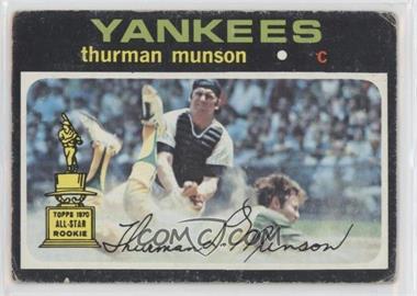 1971 Topps - [Base] #5 - Thurman Munson [Good to VG‑EX]