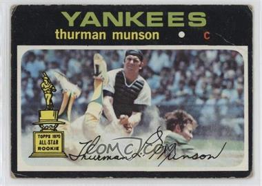 1971 Topps - [Base] #5 - Thurman Munson [Good to VG‑EX]