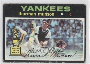 1971 Topps - [Base] #5 - Thurman Munson [COMC RCR Poor]
