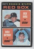 1971 Rookie Stars - Dick Mills, Mike Garman [Good to VG‑EX]