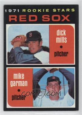 1971 Topps - [Base] #512 - 1971 Rookie Stars - Dick Mills, Mike Garman