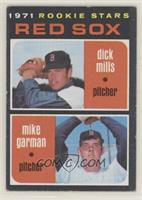 1971 Rookie Stars - Dick Mills, Mike Garman [Good to VG‑EX]