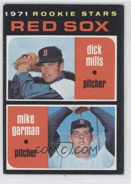 1971 Topps - [Base] #512 - 1971 Rookie Stars - Dick Mills, Mike Garman [Noted]