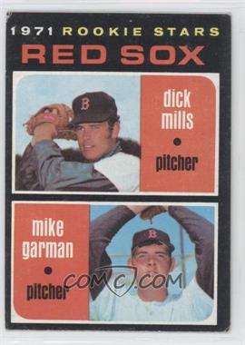 1971 Topps - [Base] #512 - 1971 Rookie Stars - Dick Mills, Mike Garman [Noted]