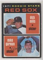 1971 Rookie Stars - Dick Mills, Mike Garman [Good to VG‑EX]