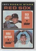 1971 Rookie Stars - Dick Mills, Mike Garman