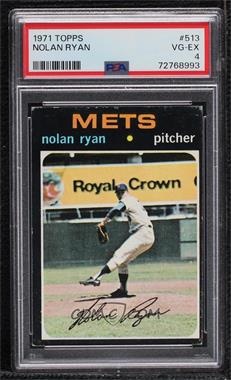 1971 Topps - [Base] #513 - Nolan Ryan [PSA 4 VG‑EX]