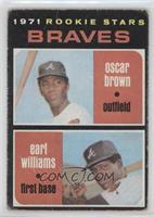 1971 Rookie Stars - Oscar Brown, Earl Williams [COMC RCR Poor]