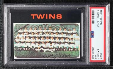 1971 Topps - [Base] #522 - Minnesota Twins Team [PSA 6.5 EX‑MT+]