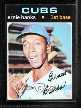 1971 Topps - [Base] #525 - Ernie Banks