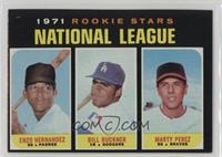 1971 Rookie Stars - Enzo Hernandez, Marty Perez, Bill Buckner