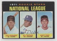 1971 Rookie Stars - Enzo Hernandez, Marty Perez, Bill Buckner