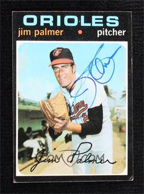 1971 Topps - [Base] #570 - Jim Palmer [JSA Certified COA Sticker]