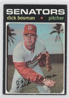 Dick Bosman [Noted]