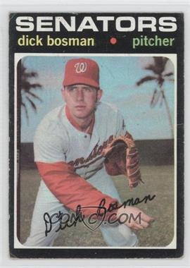 1971 Topps - [Base] #60 - Dick Bosman [Good to VG‑EX]