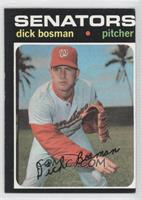Dick Bosman [Noted]
