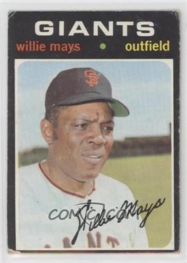 1971 Topps - [Base] #600 - Willie Mays