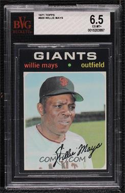 1971 Topps - [Base] #600 - Willie Mays [BVG 6.5 EX‑MT+]