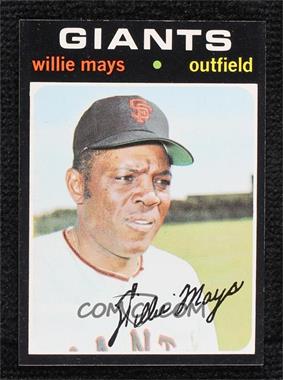 1971 Topps - [Base] #600 - Willie Mays