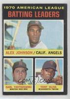 League Leaders - Alex Johnson, Carl Yastrzemski, Tony Oliva [Good to …