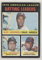 League Leaders - Alex Johnson, Carl Yastrzemski, Tony Oliva [Poor to …