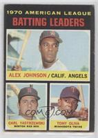 League Leaders - Alex Johnson, Carl Yastrzemski, Tony Oliva [Good to …