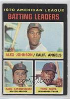 League Leaders - Alex Johnson, Carl Yastrzemski, Tony Oliva [Poor to …