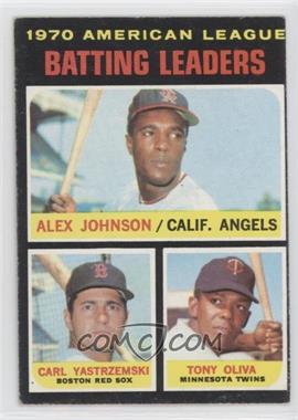 1971 Topps - [Base] #61 - League Leaders - Alex Johnson, Carl Yastrzemski, Tony Oliva