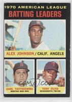 League Leaders - Alex Johnson, Carl Yastrzemski, Tony Oliva [Good to …