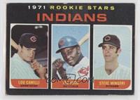 1971 Rookie Stars - Lou Camilli, Ted Ford, Steve Mingori [Good to VG&…