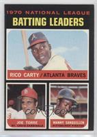 League Leaders - Rico Carty, Joe Torre, Manny Sanguillen