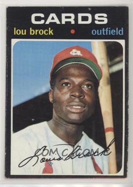 1971 Topps - [Base] #625 - Lou Brock