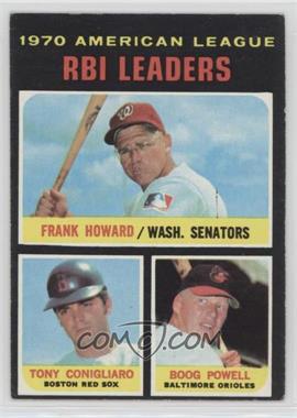 1971 Topps - [Base] #63 - League Leaders - Frank Howard, Tony Conigliaro, Boog Powell