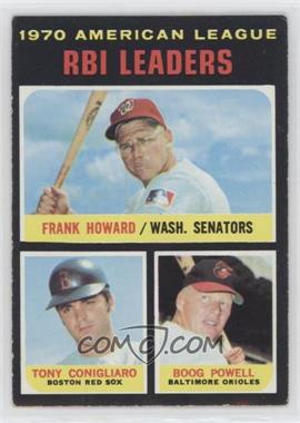 1971 Topps - [Base] #63 - League Leaders - Frank Howard, Tony Conigliaro, Boog Powell