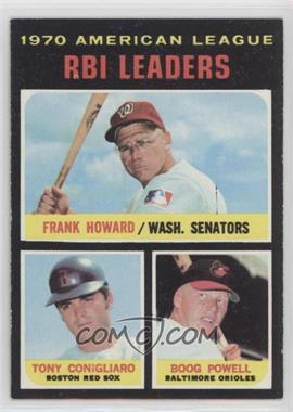 1971 Topps - [Base] #63 - League Leaders - Frank Howard, Tony Conigliaro, Boog Powell
