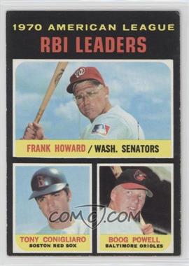 1971 Topps - [Base] #63 - League Leaders - Frank Howard, Tony Conigliaro, Boog Powell