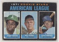 1971 Rookie Stars - Bobby Brooks, Pete Koegel, Scott Northey [Good to …