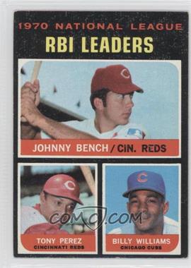 1971 Topps - [Base] #64 - League Leaders - Johnny Bench, Tony Perez, Billy Williams