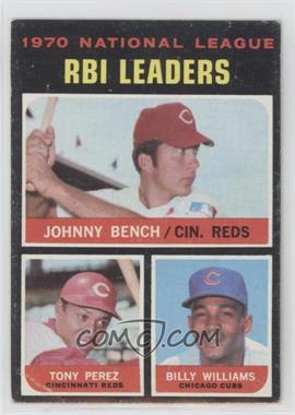 1971 Topps - [Base] #64 - League Leaders - Johnny Bench, Tony Perez, Billy Williams