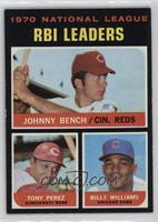 League Leaders - Johnny Bench, Tony Perez, Billy Williams