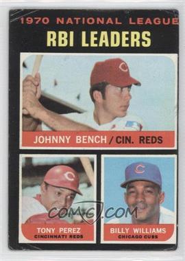 1971 Topps - [Base] #64 - League Leaders - Johnny Bench, Tony Perez, Billy Williams [Altered]