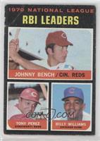 League Leaders - Johnny Bench, Tony Perez, Billy Williams [Poor to Fa…