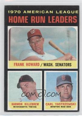 1971 Topps - [Base] #65 - League Leaders - Frank Howard, Harmon Killebrew, Carl Yastrzemski [Noted]