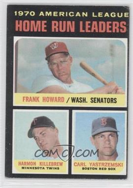 1971 Topps - [Base] #65 - League Leaders - Frank Howard, Harmon Killebrew, Carl Yastrzemski [Noted]