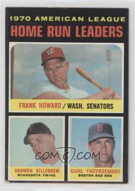 1971 Topps - [Base] #65 - League Leaders - Frank Howard, Harmon Killebrew, Carl Yastrzemski [Good to VG‑EX]